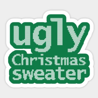 Ugly Christmas Sweater Sticker